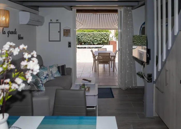 Nouvel Hebergement - Maison 2 Chambres I Acces Direct Plage I Terrasse Privee & Parking I 6 Max I L'Ecrin De La Grande Bleue - Classe 3 Etoiles